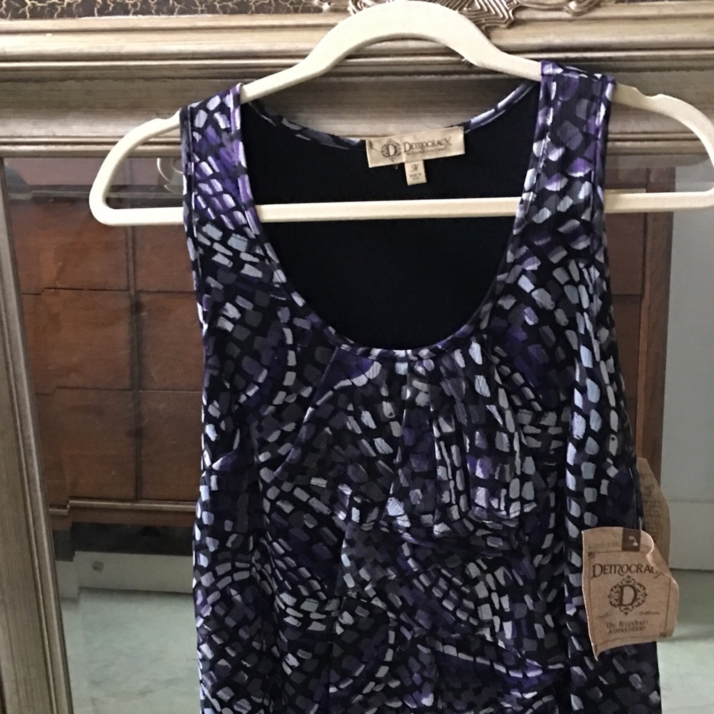Sleeveless Ruffled Blouse